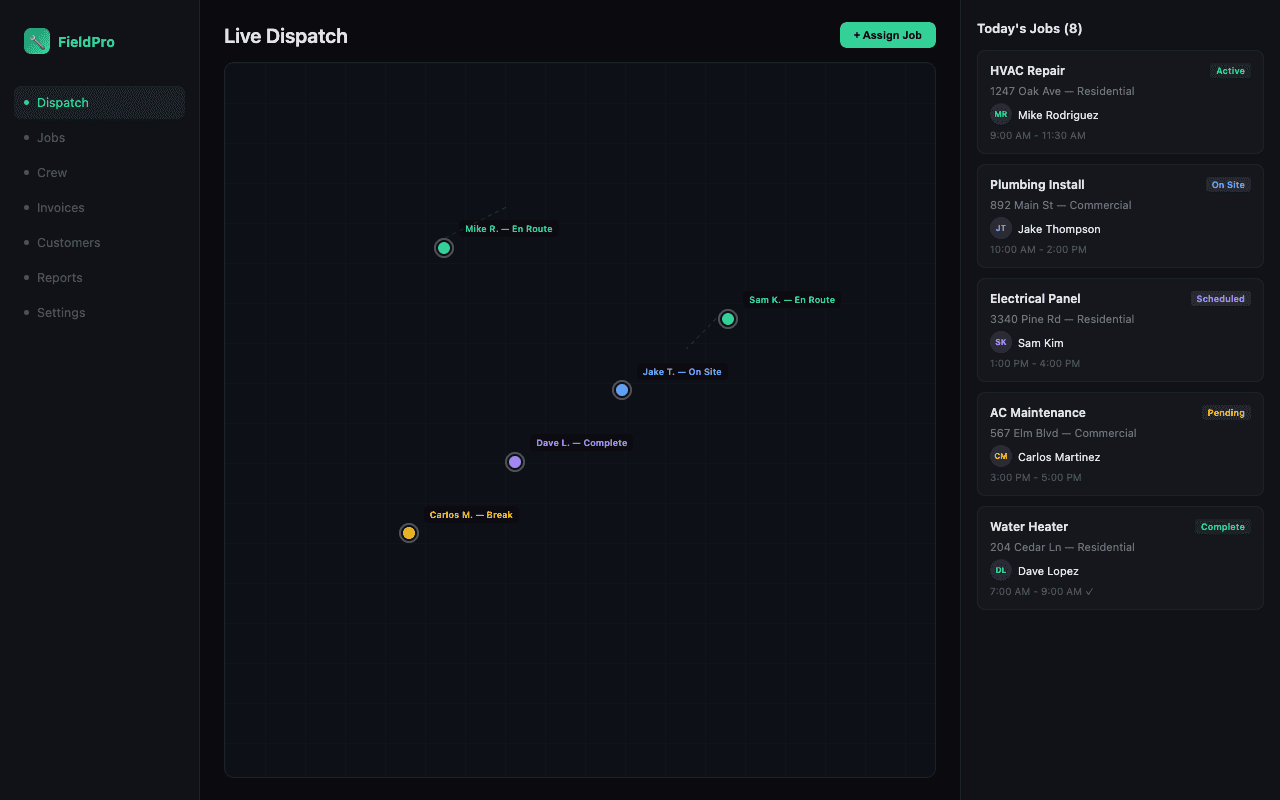 Contractor Dispatch System